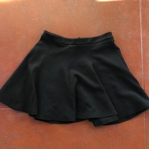 Lush black circle skirt EUC